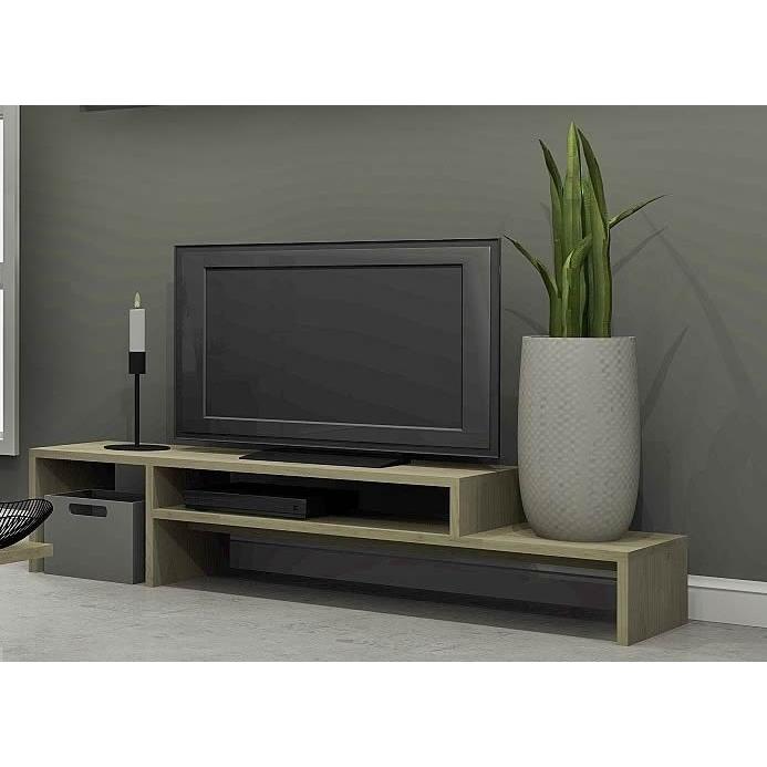 MEQ Flat Panel TV Stand 3758-BU IMAGE 1