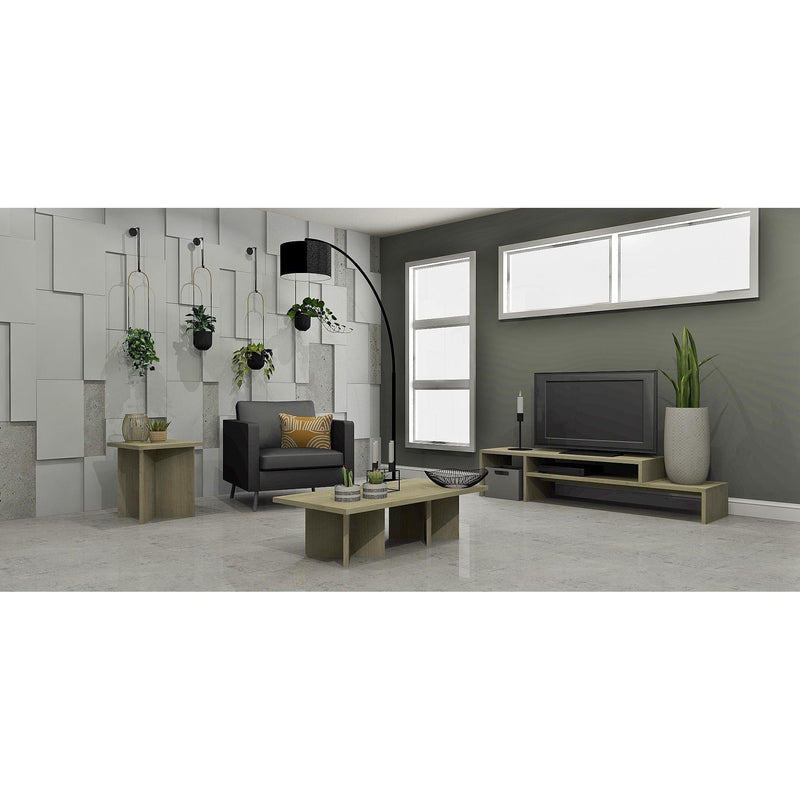 MEQ Flat Panel TV Stand 3758-BU IMAGE 2