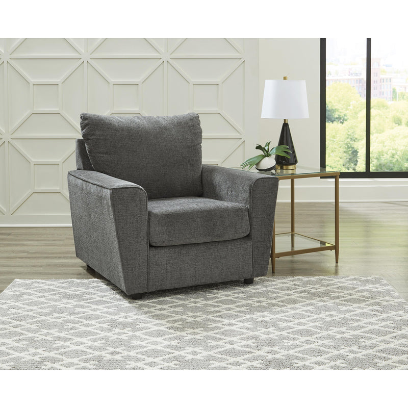 Signature Design by Ashley Stairatt Stationary Fabric Chair with Ottoman 2850214/2850220 IMAGE 2