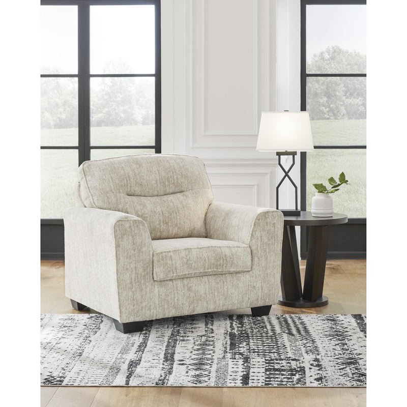 Signature Design by Ashley Lonoke Stationary Fabric Chair with Ottoman 5050514/5050523 IMAGE 2