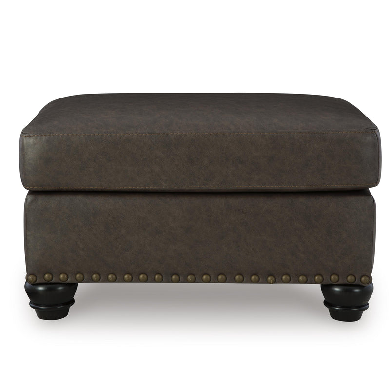 Benchcraft Roxmere Leather Look Ottoman 5550314 IMAGE 2