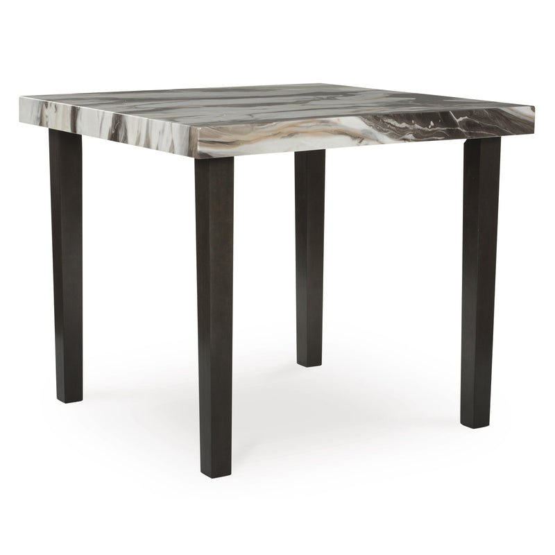 Signature Design by Ashley Square Jeshina Counter Height Dining Table with Faux Marble Top PCD581-13 IMAGE 1