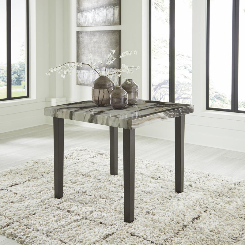 Signature Design by Ashley Square Jeshina Counter Height Dining Table with Faux Marble Top PCD581-13 IMAGE 3