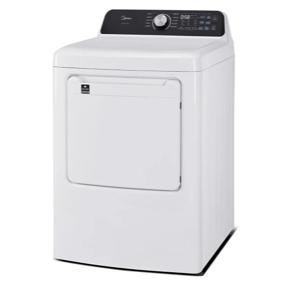  Midea 7.0 cu.ft. Electric Dryer with Smart Tumble MLTE52M2BWW IMAGE 1
