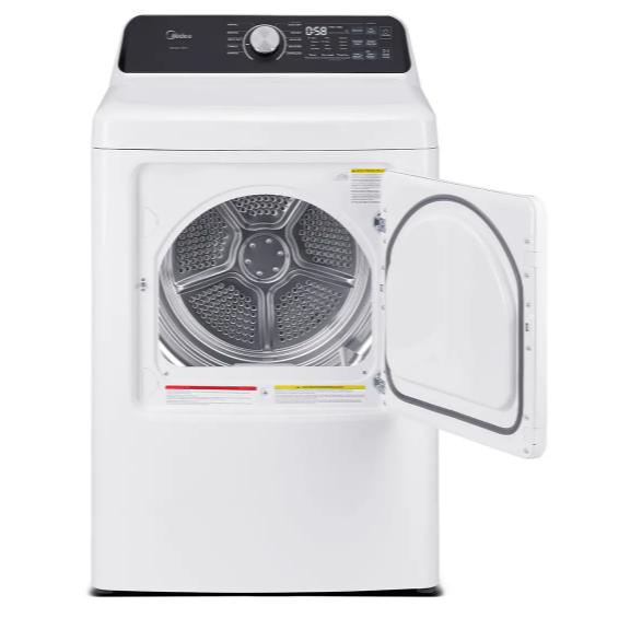  Midea 7.0 cu.ft. Electric Dryer with Smart Tumble MLTE52M2BWW IMAGE 2