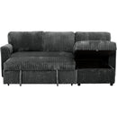 Primo International Fancy Fabric Sleeper Sectional UH10160243STL2/UH10160243STR1 IMAGE 2