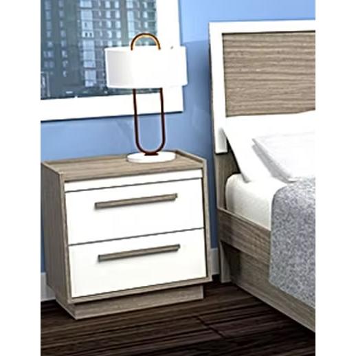 Dynamic Furniture Beachside 2-Drawer Nightstand 739-222 IMAGE 1