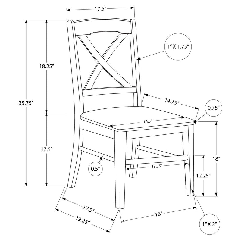 Monarch Dining Chair I 1325 IMAGE 5