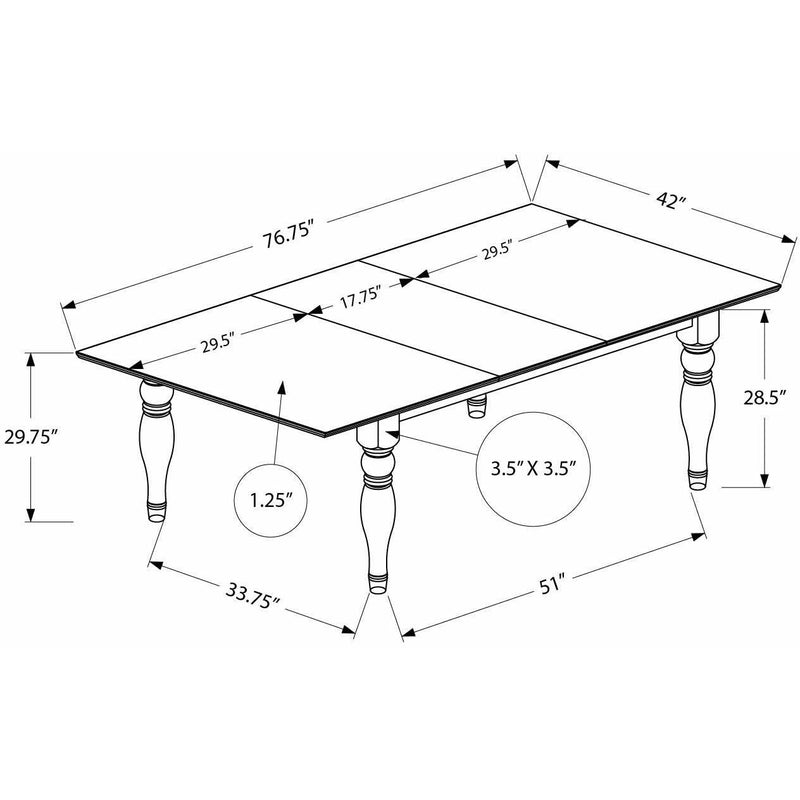 Monarch Dining Table I 1391 IMAGE 4