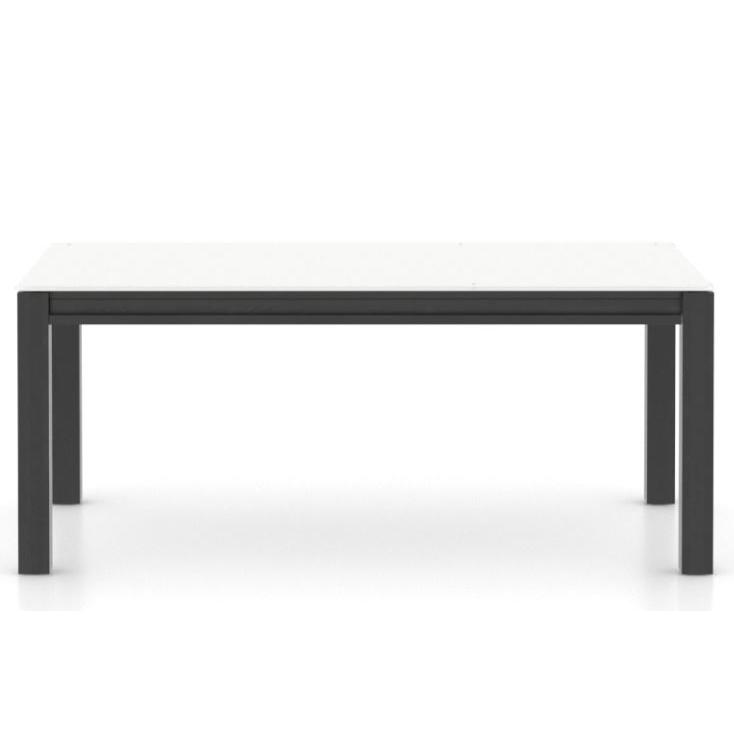 Canadel Gourmet Dining Table with Glass Top GRE04072WH63MVDNF IMAGE 2