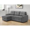  Monarch 8A14-956 Sleeper Sectional - Grey IMAGE 2
