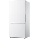 AVIVA 18.7 cu. ft. Freestanding Bottom Freezer Refrigerator with LED Lighting ARBM188WE4 IMAGE 3