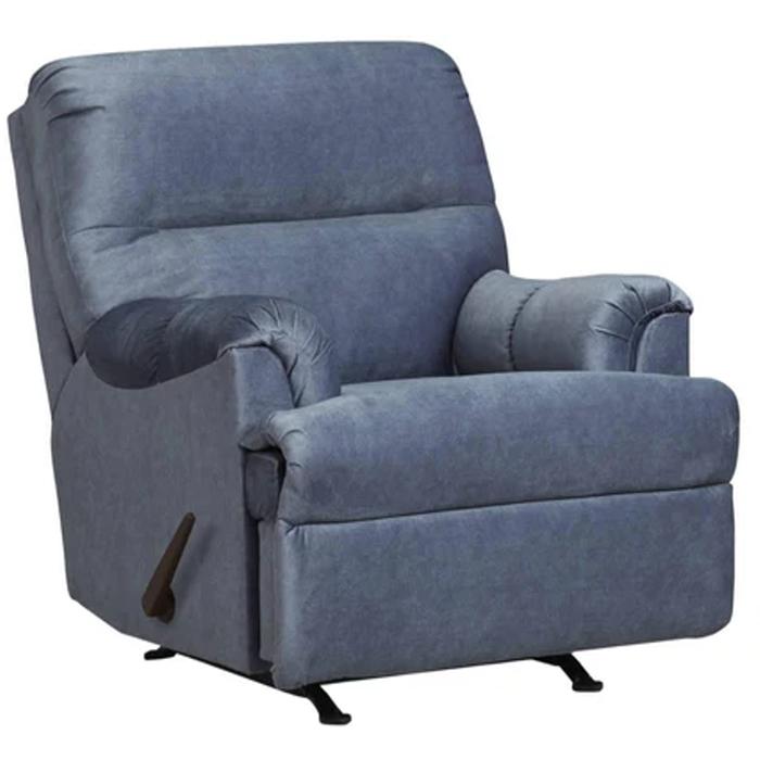 Affordable Furniture Mfg Recliners Manual 2155 Chat Recliner - Blue IMAGE 1