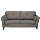 Aman Furniture Stationary Leather Sofa 9688 Sofa IMAGE 1