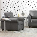 Aman Furniture Stationary Leather Chair 3002 Chair IMAGE 1