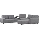  Primo International Rohan Fabric 7 pc Sectional Rohan 7 pc Sectional - Grey IMAGE 2