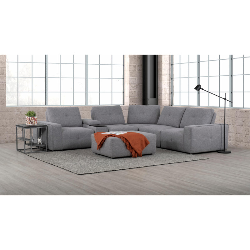 Primo International Rohan Fabric 7 pc Sectional Rohan 7 pc Sectional - Grey IMAGE 6