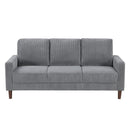  Mazin Furniture 9520GRY-3 Sofa IMAGE 1