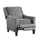 Mazin Furniture 98505GY-1 Push-Back Reclining Chair IMAGE 3