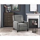 Mazin Furniture 98505GY-1 Push-Back Reclining Chair IMAGE 6