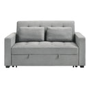 Mazin Furniture Wodehouse 99025LGY-3CL Sofa Bed with 2 Pillows IMAGE 1