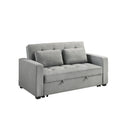 Mazin Furniture Wodehouse 99025LGY-3CL Sofa Bed with 2 Pillows IMAGE 3