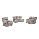  Mazin Furniture Oliphant 99029TP-2 Double Reclining Loveseat, Taupe IMAGE 4