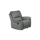 Mazin Furniture Russka 99031GY-1G Glider Recliner, Grey IMAGE 1