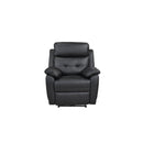 Mazin Furniture Oliver 99032PBLK-1 Power Reclining Chair, Black IMAGE 1