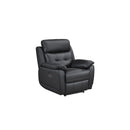 Mazin Furniture Oliver 99032PBLK-1 Power Reclining Chair, Black IMAGE 2