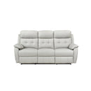  Mazin Furniture Oliver 99032PSVE-3 Power Reclining Sofa, Silver IMAGE 1