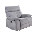  Mazin Furniture Casper 99077GRY-1G Glider Recliner IMAGE 1