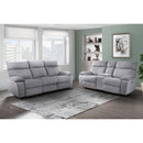  Mazin Furniture Casper 99077P-GRY-2C Power Double Reclining Loveseat with Console IMAGE 7