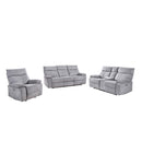  Mazin Furniture Casper 99077P-GRY-3 Power Double Reclining Sofa IMAGE 5