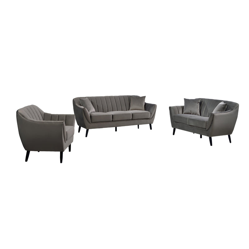 Mazin Furniture Odette 99880CHR-3 Sofa IMAGE 2
