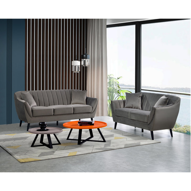 Mazin Furniture Odette 99880CHR-3 Sofa IMAGE 3