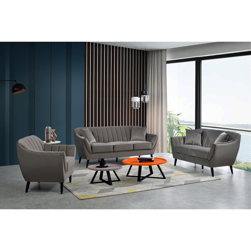 Mazin Furniture Odette 99880CHR-3 Sofa IMAGE 4