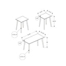 Monarch I 7898P 3Pcs Occasional Table Set - Light Walnut IMAGE 3