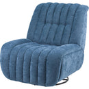Primo International Celeste Power Swivel Glider Rocker Fabric Recliner Celeste 287702 Power Swivel Glider Rocker Recliner - Loom Blue IMAGE 1