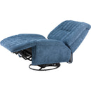 Primo International Celeste Power Swivel Glider Rocker Fabric Recliner Celeste 287702 Power Swivel Glider Rocker Recliner - Loom Blue IMAGE 2