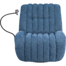 Primo International Celeste Power Swivel Glider Rocker Fabric Recliner Celeste 287702 Power Swivel Glider Rocker Recliner - Loom Blue IMAGE 3