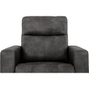 Primo International Bruce Rocker Polyurethane Recliner Bruce Rocker Recliner - Smoke IMAGE 5