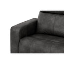 Primo International Bruce Rocker Polyurethane Recliner Bruce Rocker Recliner - Smoke IMAGE 6