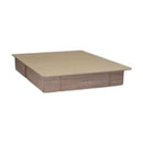  Meubles Nouveau Concept Twin Platform Bed with Storage 853-39-RUSTIK IMAGE 1