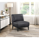  Mazin Furniture Houghton 1129BLK-1 Accent Chair - Black IMAGE 6