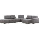 Primo International Cantaro Fabric 7 pc Sectional Cantaro 7 pc Sectional - Allure Grey IMAGE 2