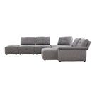 Primo International Cantaro Fabric 7 pc Sectional Cantaro 7 pc Sectional - Allure Grey IMAGE 3