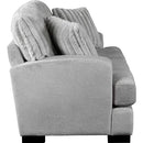  Mazin Furniture Imogen 99083GY-2 Loveseat - Grey IMAGE 4