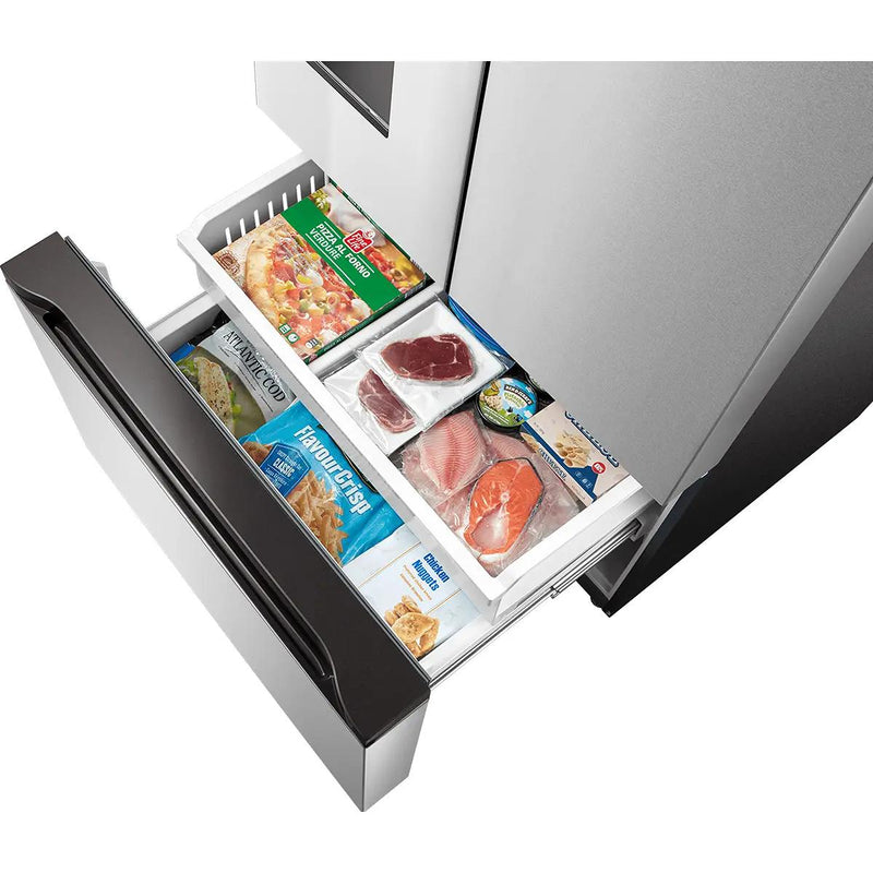  Midea 36-inch, 29.3 cu. ft. Freestanding French 3-Door Refrigerator External Water and Ice Dispensing System MRF29D2AST IMAGE 12