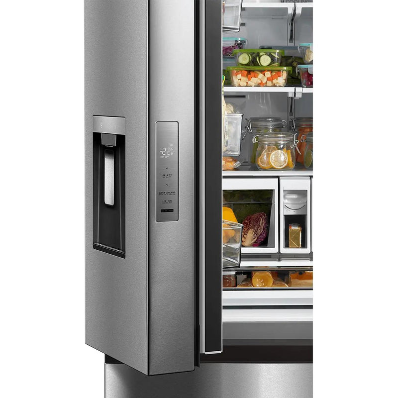  Midea 36-inch, 29.3 cu. ft. Freestanding French 3-Door Refrigerator External Water and Ice Dispensing System MRF29D2AST IMAGE 7